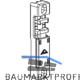 ROTO NT/NX Schn�pper NTi f�r Stulpfl�gelgetriebe Rahmenteil silber