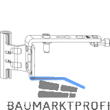 ROTO NX Falzaxerarm T 12/20-13 Holz rechts silber