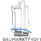 ROTO NX Schn�pper Fl�gelteil Holz/PVC silber