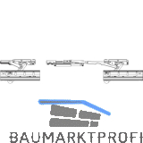 ROTO Patio Alversa Grundkarton Laufwagen Parallelschiebe 160 kg links