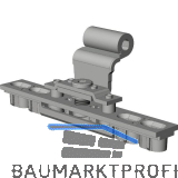 WINKHAUS Kippband KB.HT.18-9-12, 80 kg, silber