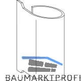WINKHAUS Scherenbandkappe K.SB.HT.F1, silberf�rbig