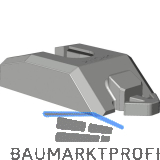 WINKHAUS Zuschlagsicherung ZSS.OS2 f�r Oberschiene OS2, Kunststoff wei�