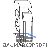 WINKHAUS Rahmenteil RT.DFE-TFE, Schlie�blech SBS, silber