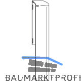 WINKHAUS Fl�gellagerkappe K.FL.HT.LS.F1, silberf�rbig, links