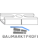 WINKHAUS Schlie�blech SBA.H.13-30, Eurofalz 12/30-13V, Zink silber