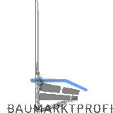 ROTO D-/DK-Getriebe konstant DM 15 mm Eckumlenkung 1S-P L=460/120 mm silber