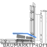 MACO Falzecklagerband MAMMUT 220 kg, 12/18-13 mm, wei�, links (222505)