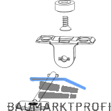 MACO MM Drehsperre verdeckt 12L, Versatz 13 mm, sperrbar, silber (101562)