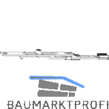 MACO-TRONIC MM Stulpverl�ngerung verl�ngerbar, 1 Kontaktgeber, silber (201755)