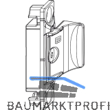 MACO Anpressverschluss verdeckt f�r PVC, Fl�gelteil B einstellbar, 13V universal