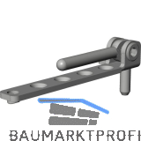 WINKHAUS Ecklager EL.KB.6-3-16.LS.WS, 130 kg, wei�, links