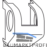 WINKHAUS Ecklagerkappe ELK.ESVW.LS.WS, wei�, links