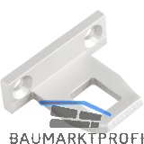 Schlie�blech zu Oberlichtschnapper ALU �berschlagh�he 12,5 mm silber