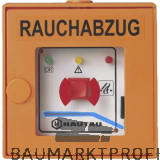 HAUTAU RWA Feuertaster FR 900 Si, 24 V, Aufputz, Kunststoff orange