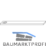 MACO MM Abdeckstulp f�r Eckumlenkung, L=90 mm, Stahl verzinkt silber (357960)