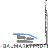 MACO MM Eckumlenkungen unten senkrecht verl�ngerbar f�r Rundbogenfenster