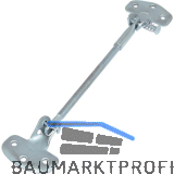 STRENGER Oberlichtkupplung f�r Stocktiefe (I) 100 - 200 mm, Stahl verzinkt