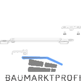 MACO Drehbegrenzung PVC/TV, FFB 240-1300 mm, Typ 1, 80 kg, silber (101519)