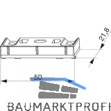 MACO Schlie�teil �ffnungsbegrenzung, f�r Kunststoffprofile, silber (228092)