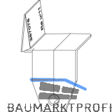 MACO MM Spaltabdeckung 13V, links unten, silber (357093)