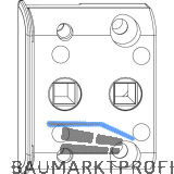 MACO Zwischengetriebe ohne VK, DM -6 mm, Falzluft 12 mm, 18�, 9V, silber (58105)