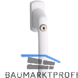 MACO Fenstergriff HARMONY - Sperrzylinder, VK 7x43 mm, Alu wei�