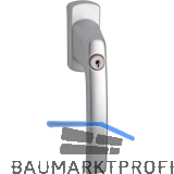 MACO Fenstergriff HARMONY - Sperrzylinder, VK 7x43 mm, Alu silber eloxiert