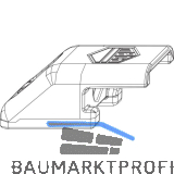MACO Scherenlagerstiftsicherung MAMMUT f�r Scherenlager MAMMUT, wei� RAL 9016