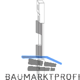 MACO Drehbandsicherung Rahmenteil PVC, TROCAL System 88+, silber (367733)