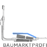 MACO MM Eckumlenkung variabel 1 iS waagrecht verl�ngerbar 1 Schlie�teil silber