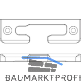 MACO Kippschlie�teil iS waagrecht Eurofalz 24 13V, f�r Bodenschwelle, rechts