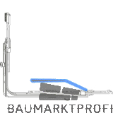 MACO MM Eckumlenkung variabel Kipp-Dreh 2 iS waagrecht verl�ngerbar silber