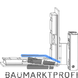 MACO Falzecklagerband DT130 mit �V 12/20-13 mm mit Unterlage links silber