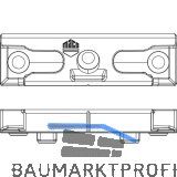 MACO Schlie�teil iS 12L, Eurofalz 20 mm, 9V, mit Positionszapfen 8x4 mm, silber