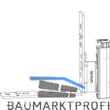 MACO Falzecklagerband DT160 mit �V, 12/20-13 mm, links, silber (227509)