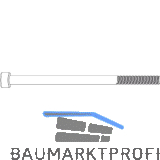 MACO Achsstift M4x70 zu Verbundband f�r Aluvorsatzschale Edelstahl