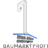 ROTO NT/NX Abdeckkappe Ecklager E5/T Holz R03.2 Messing gl�nzend links