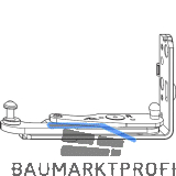 ROTO NT/NX Ecklager Designo K32 PROFINE 76/88 silber rechts