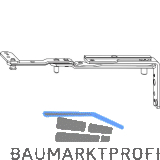 ROTO NT/NX Falzaxerarm Designo K32 PROFINE 76/88 silber links