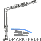 ROTO E-Tec Control NT/NX Eckumlenkung MVS 1P Zapfen silber