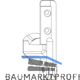 MACO Ecklager TO, 4/18 mm, rechts, 130 kg, silber (55237)