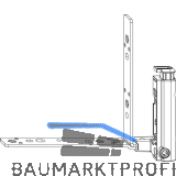 MACO Falzecklagerband TO mit �V, 4/18-9 mm, rechts, 130 kg, silber (55239)