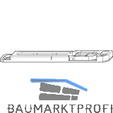 MACO Schlie�teil f. Kantenverschluss mit mont. Kippschere Eurofalz 18-30 mm