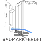 MACO Bandwinkel AS/PVC 12/20-13 mm, inkl. Abdeckkappe wei� (55009)