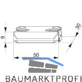 MACO Schlie�teil iS PVC 12/20-13, K�MMERLING, silber (96680)