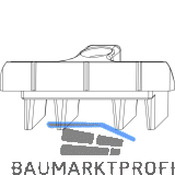 MACO Schlie�teil f. gegen�berliegende Beschlagsnut, 3-flg. Fenster (34618)