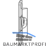 MACO Anpressverschluss verdeckt Fl�gelteil 9V ohne Beschlagsnut (220220)