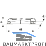 MACO Schlie�teil iS PVC 12/20-13, TROCAL Innonova 2000, silber (362175)