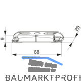 MACO Schlie�teil iS PVC 12/20-13, TROCAL Innonova 2000, -0,8 mm, silber (362176)